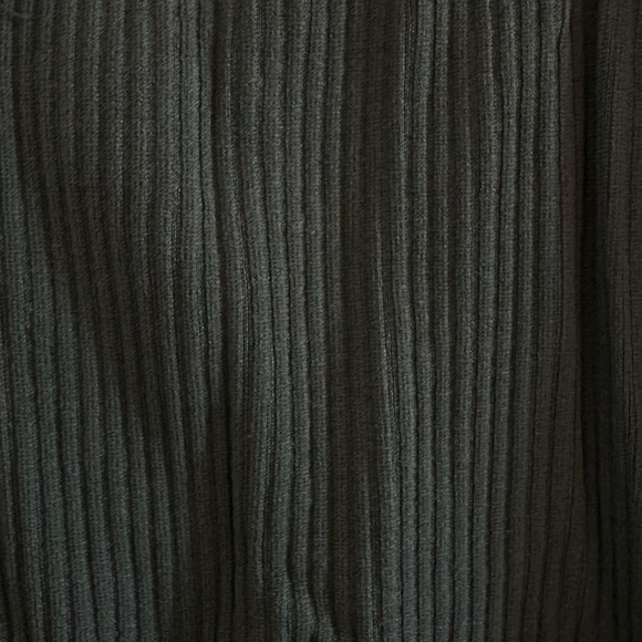 Dark Green Dynamite Thong Ribbed Bodysuit - Picture 3 of 4